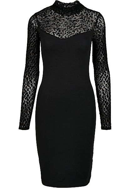 URBAN CLASSICS Shirtkleid "Urban Classics Damen Ladies Flock Lace Turtle Ne günstig online kaufen