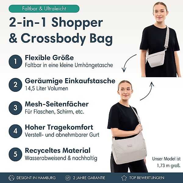 LARKSON Shopper Olea Packable Shopper (1-tlg), günstig online kaufen
