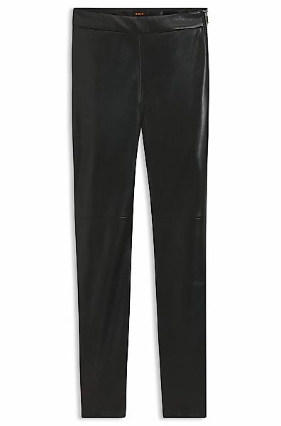 BOSS ORANGE Leggings "Taskin Premium Damenmode", Slim Fit in Lederoptik günstig online kaufen