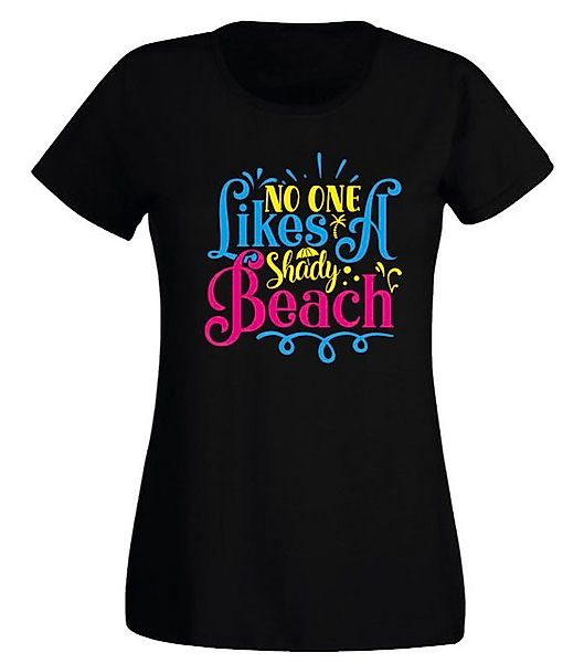 G-graphics T-Shirt Damen T-Shirt - No one likes a shady Beach Slim-fit, mit günstig online kaufen
