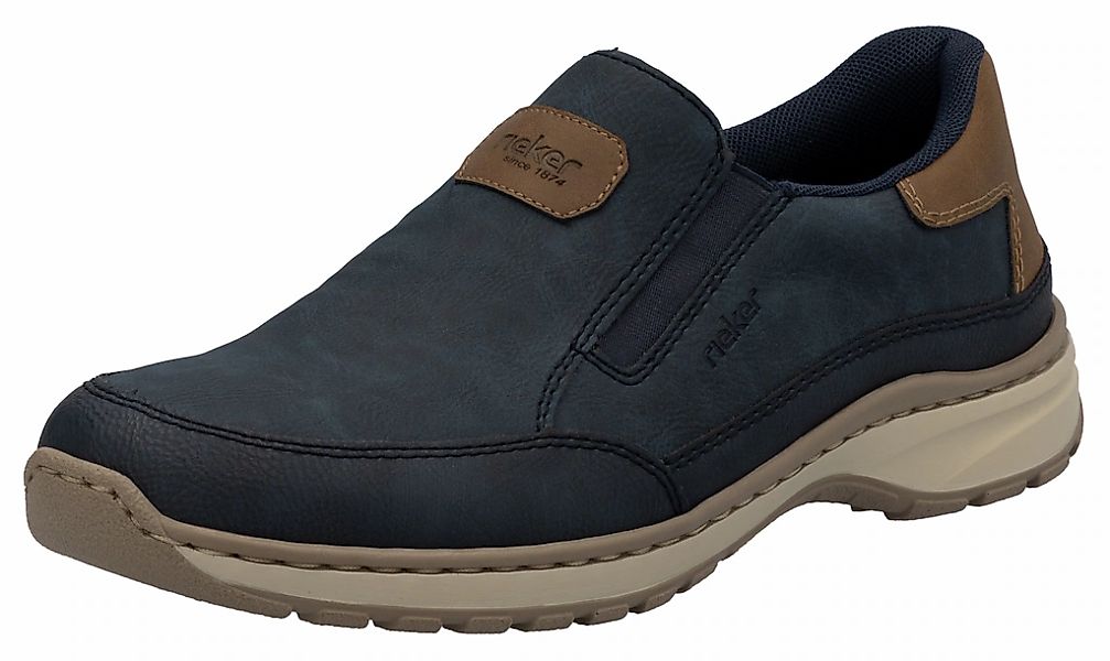 Rieker Slipper, Slip-on-Sneaker, Freizeitschuh, Halbschuh mit Gummizug günstig online kaufen