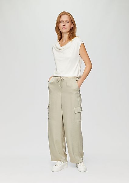 s.Oliver BLACK LABEL 7/8-Hose Cargohose aus günstig online kaufen