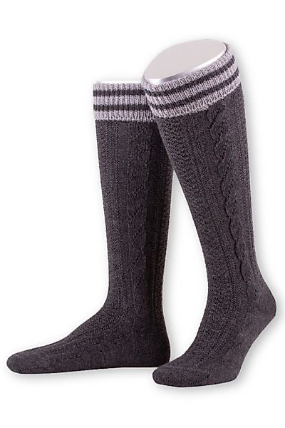 Lusana Trachtensocken Trachten Kniestrümpfe - L8995R günstig online kaufen