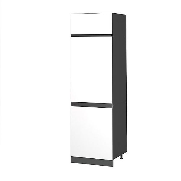 Vicco Kühlumbauschrank R-Line Hochschrank für die Küche Weiß/Anthrazit 60 c günstig online kaufen