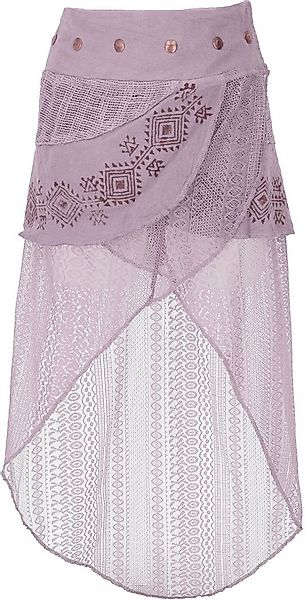 Guru-Shop Minirock Psytrance Goa Pixi Lagenrock, Wickelrock mit.. alternati günstig online kaufen