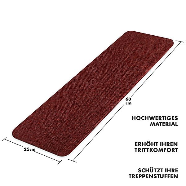 Karat Stufenmatte Denver, Treppenmatte, 5 Farben & 2 Größen, Rechteckig - o günstig online kaufen