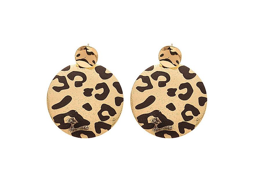 KARMA Ohrhänger-Set Statement Ohrringe Damen Leopardenmuster (Ohrschmuck Da günstig online kaufen