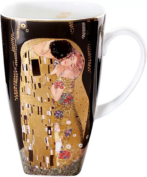 Goebel Becher »Der Kuss«, von Gustav Klimt, schwarz günstig online kaufen