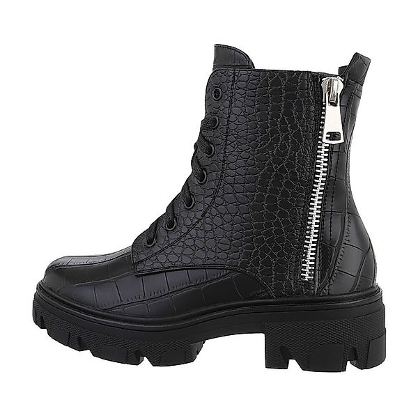 Ital-Design Damen Schnürschuhe Biker Westernstiefelette (71547393) günstig online kaufen