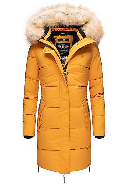 Navahoo Wintermantel "Halina", modischer Damen Winter Steppmantel mit Kapuz günstig online kaufen