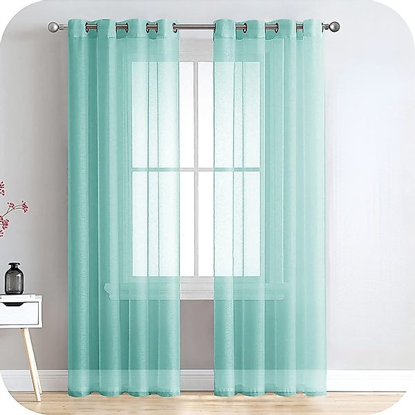 BYSURE Gardine, Ösen (2 St), transparent, günstig online kaufen
