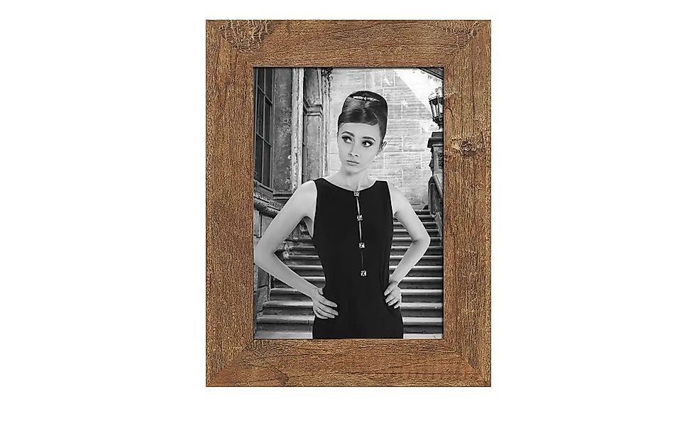 Bilderrahmen 13x18 cm  Hollywood ¦ holzfarben ¦ Massivholz ¦ Maße (cm): B: günstig online kaufen
