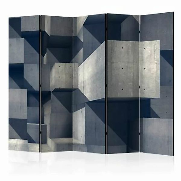 artgeist Paravent Concrete city II [Room Dividers] grau Gr. 225 x 172 günstig online kaufen