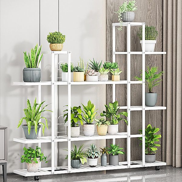 GarveeMore Blumenständer Pflanzenständer Blumenständer Schmiedeeisen Rack günstig online kaufen