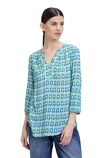 Cartoon Schlupfbluse Damen Casual-Bluse mit Muster günstig online kaufen