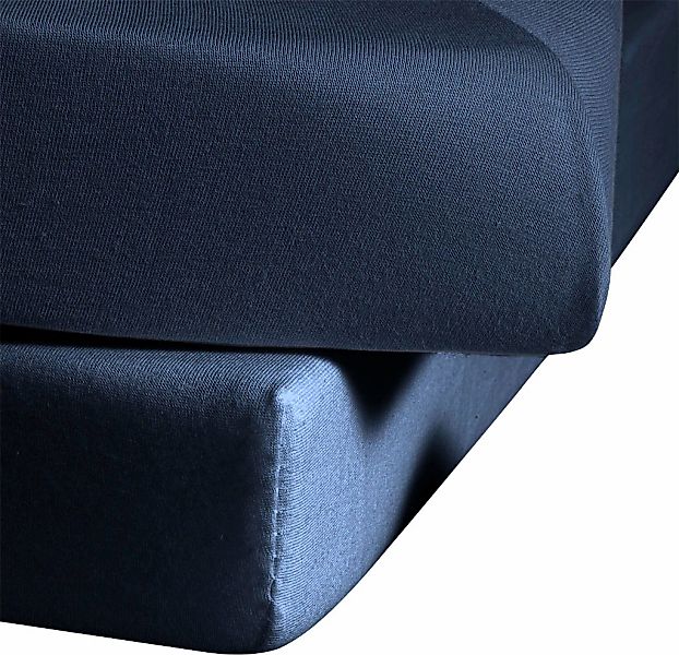 fleuresse Spannbettlaken "Ines hochwertiger Jersey aus reiner Baumwolle," a günstig online kaufen