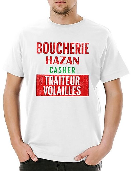 Urban Backwoods Print-Shirt Boucherie Hazan Sign Herren T-Shirt Joint Symbo günstig online kaufen