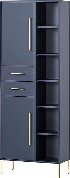 welltime Hochschrank "Kent mit goldfarbenen Griffen", Breite 67,1 cm, made günstig online kaufen