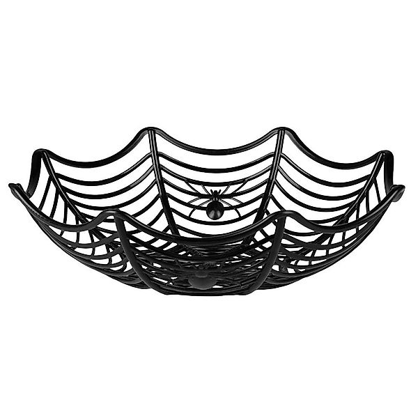 Boland Dekoobjekt Spinnennetz Schale Halloween Dekoration, günstig online kaufen