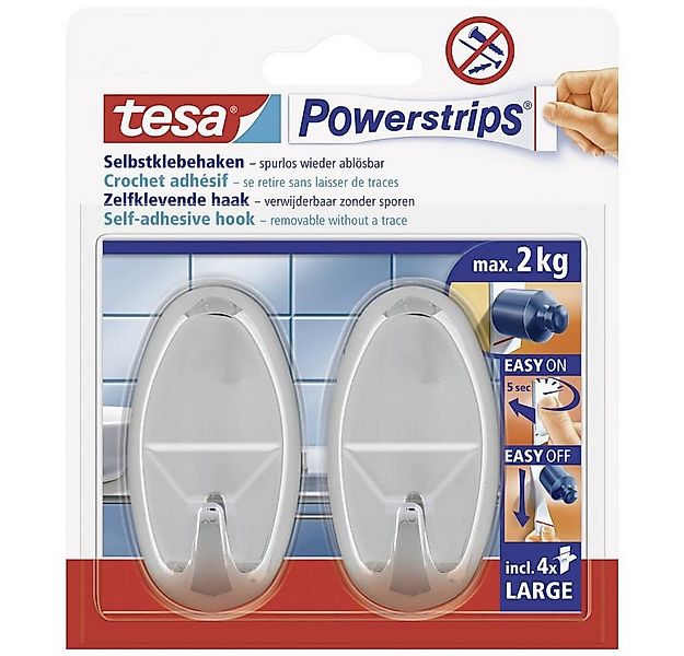 tesa Klebeband Klebehaken Large Oval 58050-00012-20 2 kg günstig online kaufen