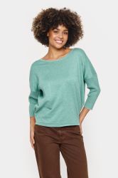 Saint Tropez Rundhalspullover A2561, MilaSZ R-Neck günstig online kaufen
