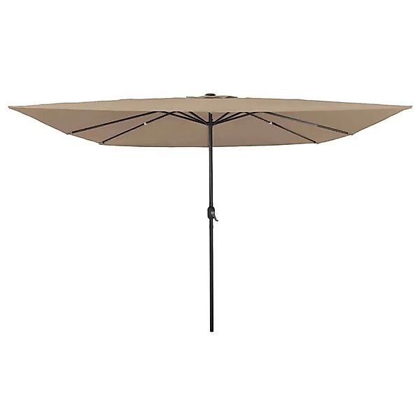 vidaXL Gartenparasol Taupe und Schwarz 295 x 295 x 245 cm 42003663 günstig online kaufen