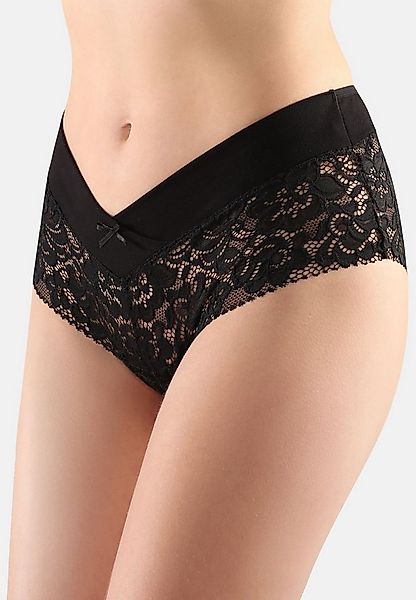 Bellivalini Hüftslip Damen Hipster Hot Pants mit Spitze Unterwäsche BLV-GAB günstig online kaufen