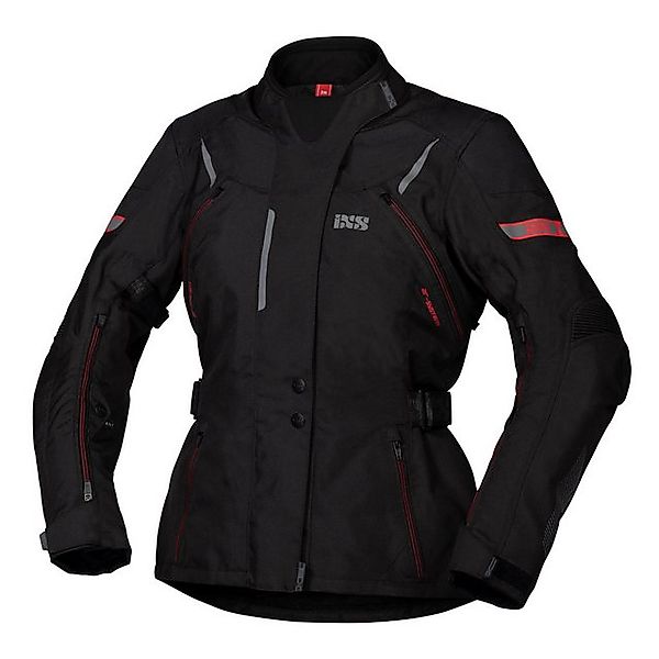 IXS Motorradjacke iXS Liz-ST Textiljacke Damen schwarz / rot günstig online kaufen