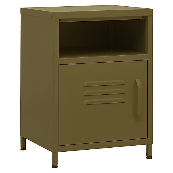 vidaXL Nachttisch Nachttisch Olivgrün 35x35x51 cm günstig online kaufen