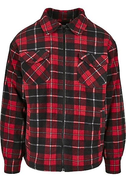 URBAN CLASSICS Langmantel Urban Classics Herren Plaid Teddy Lined Shirt Jac günstig online kaufen