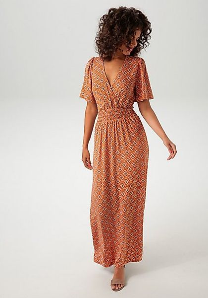 Aniston CASUAL Maxikleid mit extravaganten, grafischen Muster günstig online kaufen