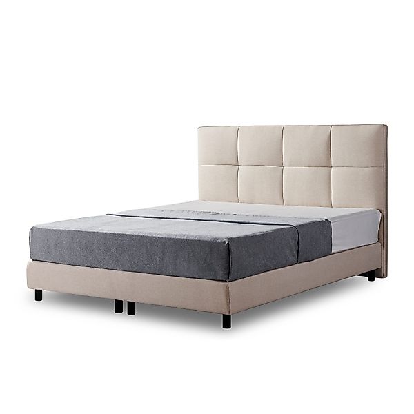 V6 Boxspringbett Modell 213 mit Taschenfederkernmatratze günstig online kaufen