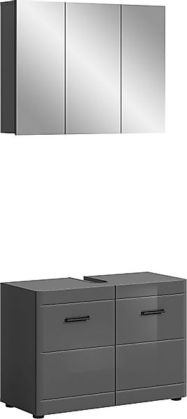 welltime Badmöbel-Set "Doux, bestehend aus: Waschbeckenunterschrank und Spi günstig online kaufen