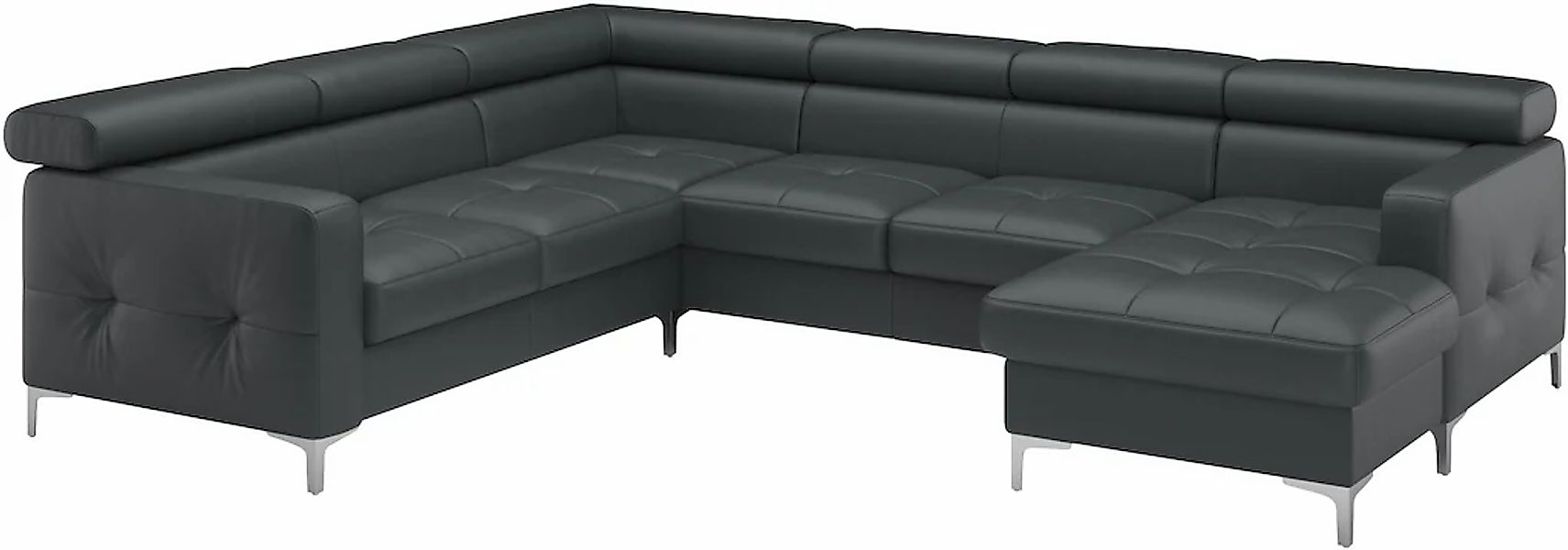 COTTA Wohnlandschaft "Sammy U-Form", mit Kopfteilverstellung, optional mit günstig online kaufen
