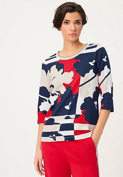 Olsen T-Shirt Shirt mit Panneaux-Print günstig online kaufen