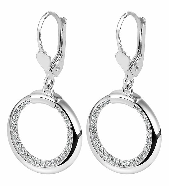 Adelia´s Paar Ohrhänger "Damen Ohrringe – Ohrhänger aus 925 Silber mit Zirk günstig online kaufen