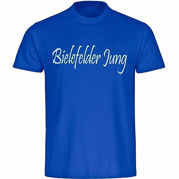 multifanshop T-Shirt Herren Bielefeld - Bielefelder Jung - Männer günstig online kaufen