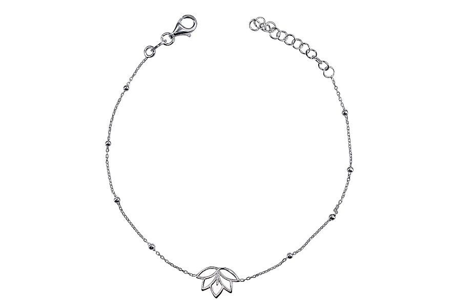 SILBERMOOS Silberarmband Feines Lotusblüten-Armband, 925 Sterling günstig online kaufen