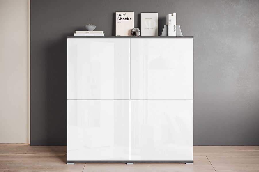 INOSIGN Highboard Kenia, moderne grifflose Hochkommode günstig online kaufen