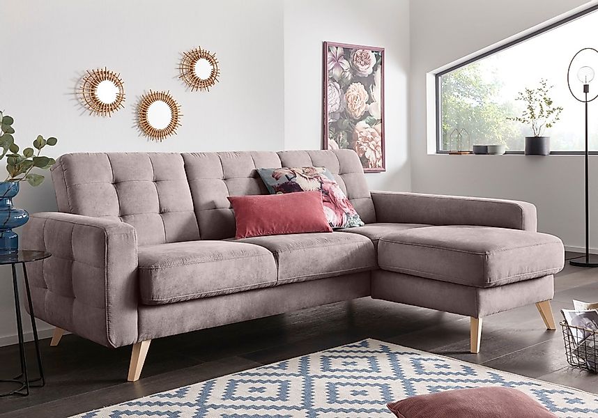 exxpo - sofa fashion Ecksofa "Nappa, kompakt und komfortabel, bequem, zeitl günstig online kaufen