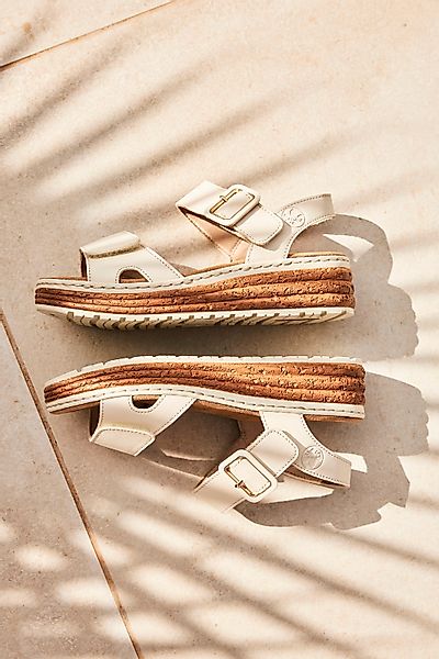 Rieker Keilsandalette "Rieker Sandalen Lederimitat" günstig online kaufen