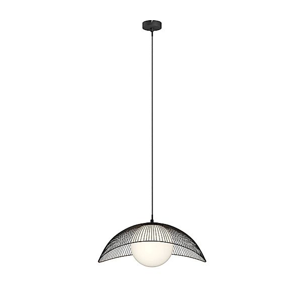 Lindby Pendelleuchte Fabronia 9624910 Modern in Schwarz aus Metall 1-flammi günstig online kaufen
