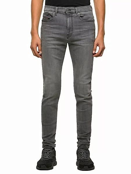 Diesel Skinny-fit-Jeans High Waist Stretch Hose Grau - D-Amny 009NZ günstig online kaufen
