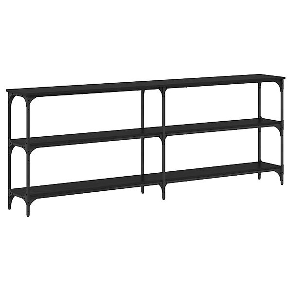 vidaXL Beistelltisch Konsoltisch Schwarzlärche 200x29x75 cm günstig online kaufen
