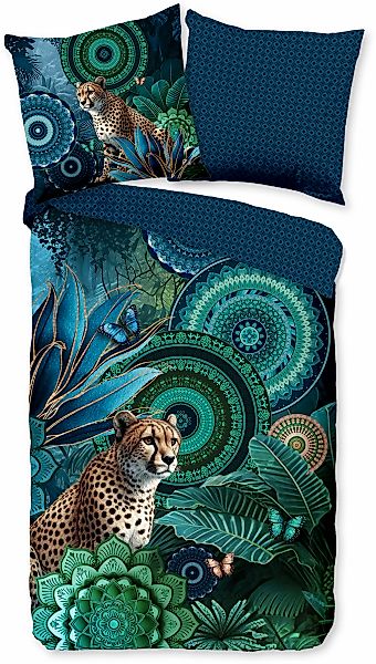 hip Wendebettwäsche "Nyah" 2 Stk. tlg. Satin, Reißverschluss, Wendeoptik, M günstig online kaufen