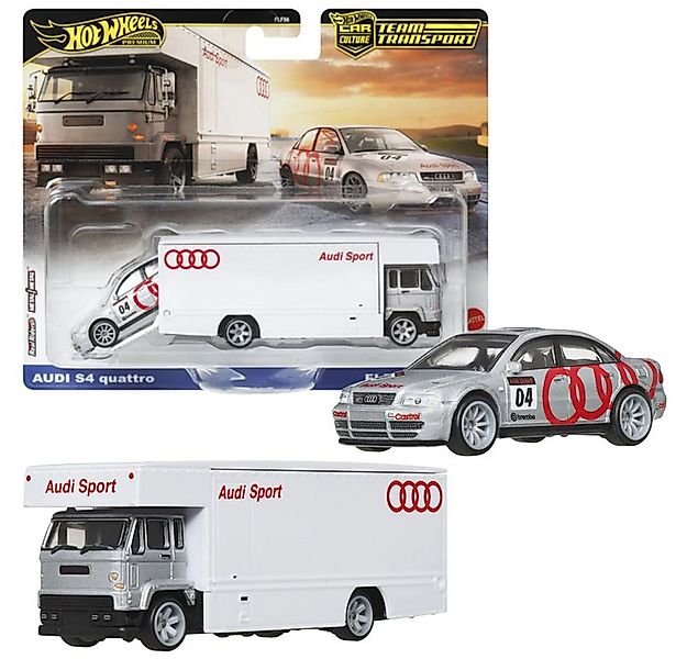 Hot Wheels Spielzeug-Rennwagen Audi S4 Quattro + Fleet Flyer Hot Wheels Tea günstig online kaufen