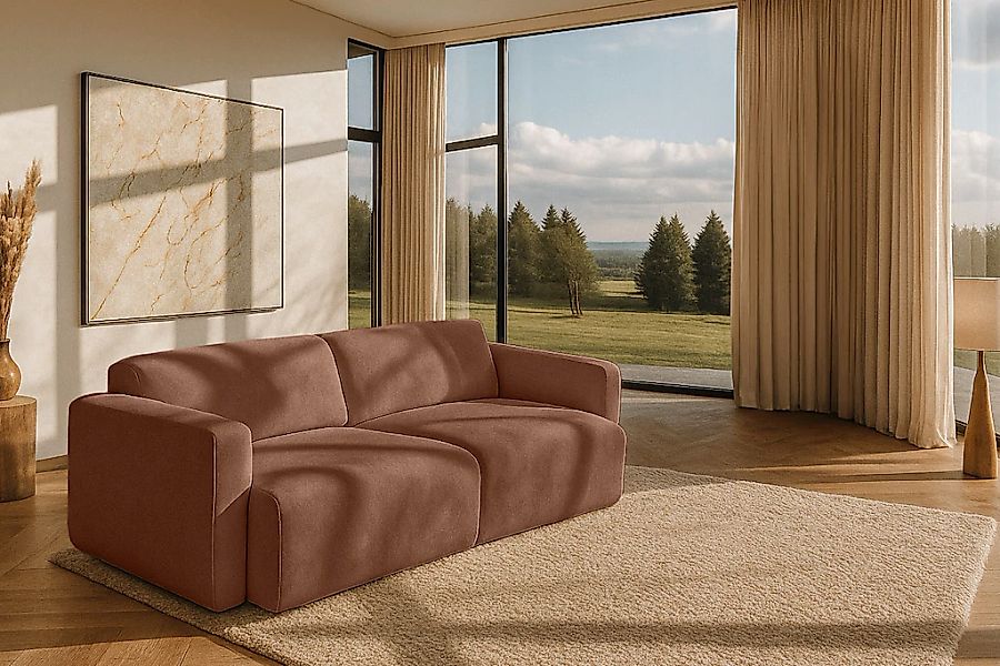 Home affaire 3-Sitzer "Myrland" Breite 230 cm, Chenille, Easy Clean Stoff, günstig online kaufen