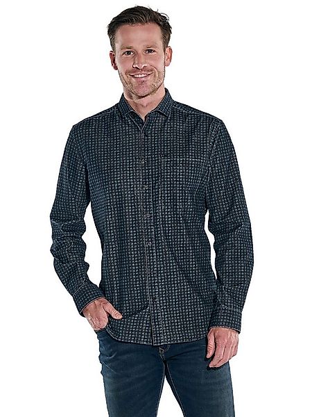 Engbers Langarmhemd engbers Herren Hemd langarm, Petrolgruen günstig online kaufen