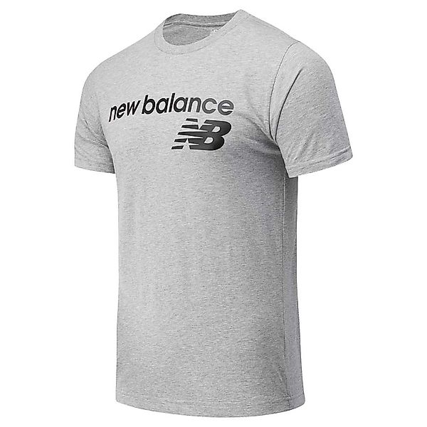 New Balance Classic Core Logo Kurzärmeliges T-shirt L Grey günstig online kaufen