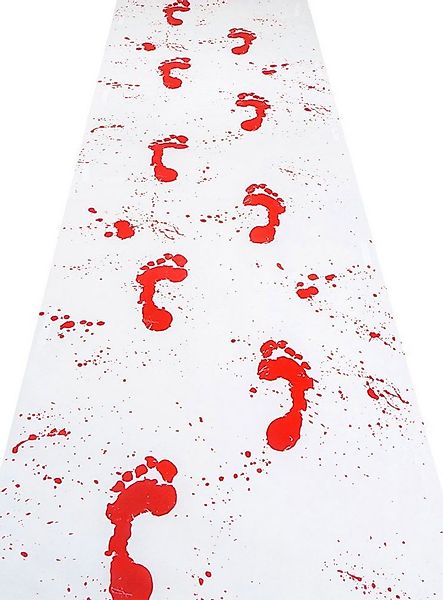 Boland Dekoobjekt Blutiger Teppich - Horror Halloween Deko, Horror Hallowee günstig online kaufen